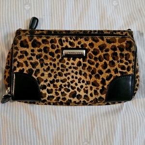 Leopard print wallet/clutch